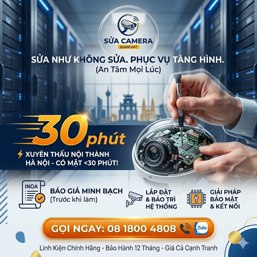 Sửa Camera Tại Nhà Hà nội