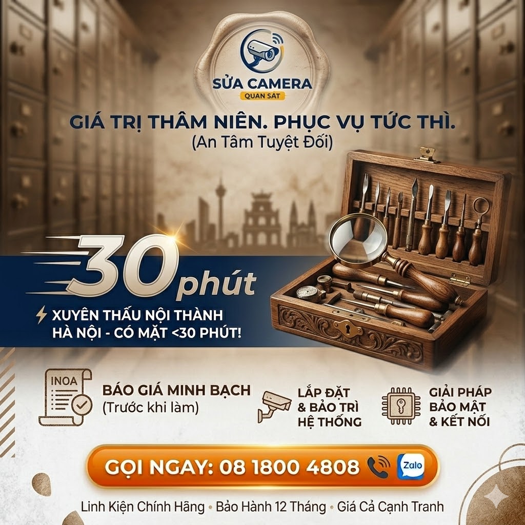 SỬA CHỮA CAMERA QUAN SÁT TẠI NHÀ 16 Lý nam Đế